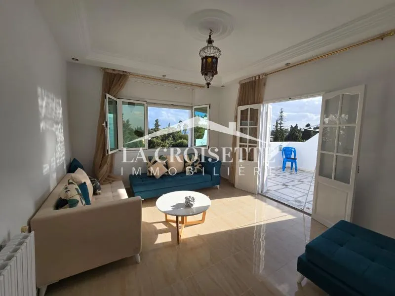 Etage de villa s2 meublé à Carthage Amilcar ZEL0563