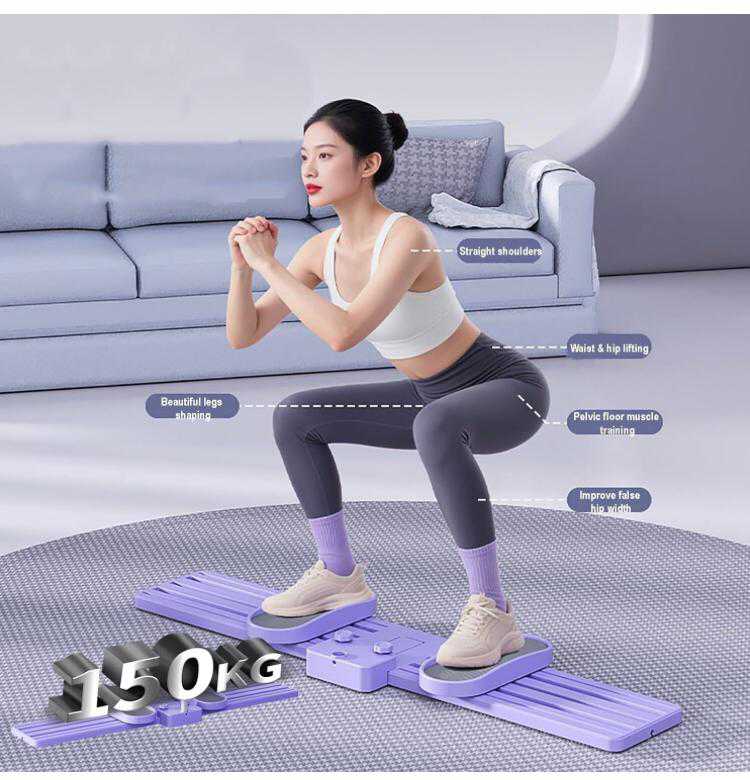 Machine à ski simulée avec pédale antidérapante et accoudoirs réglables,