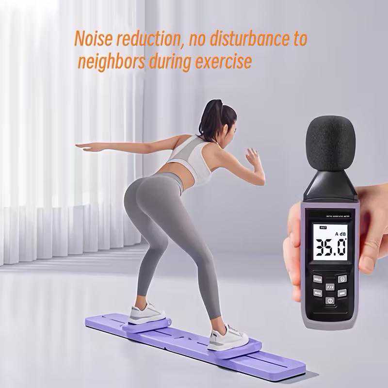 Machine à ski simulée avec pédale antidérapante et accoudoirs réglables,