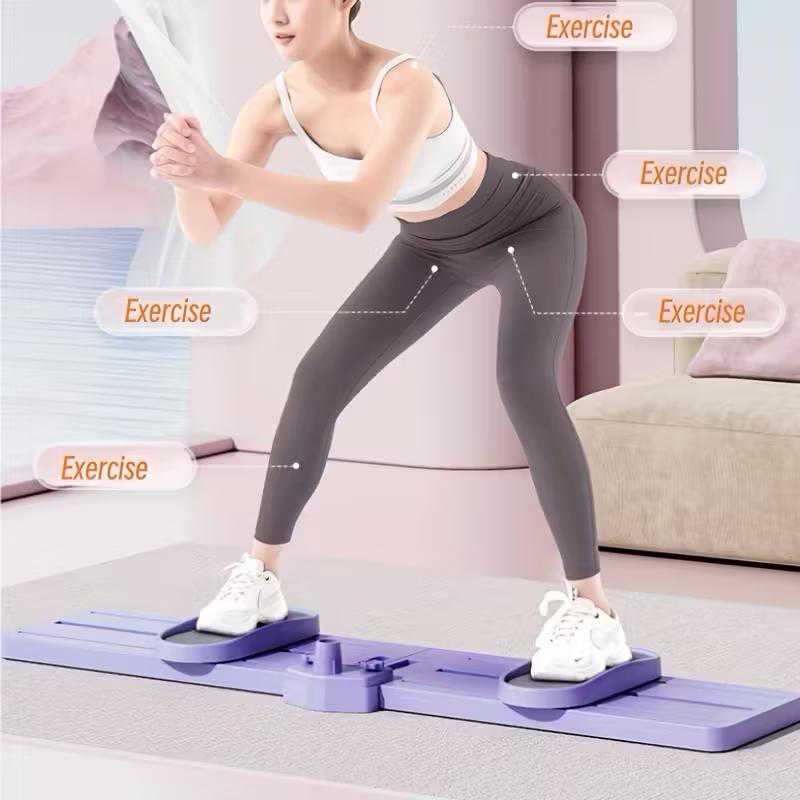 Machine à ski simulée avec pédale antidérapante et accoudoirs réglables,