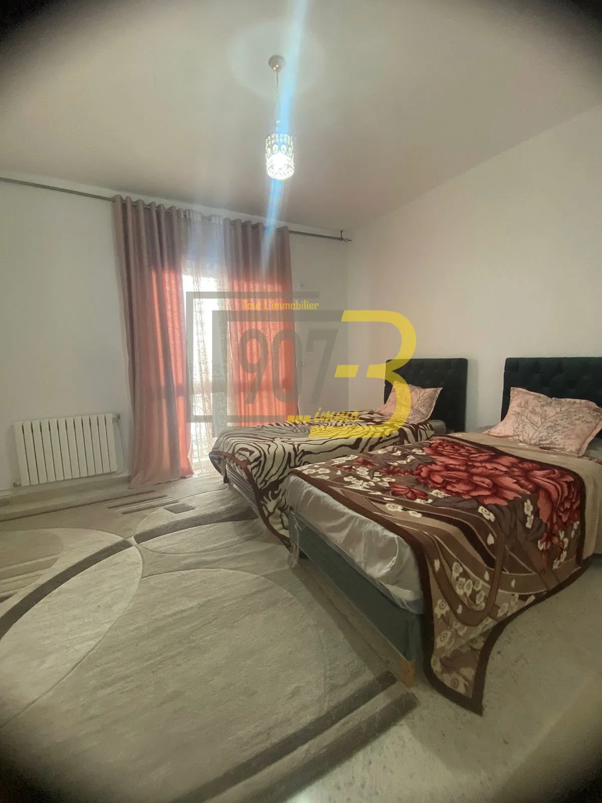 À louer : Un  appartement S+2 meublé à cité Ennasr