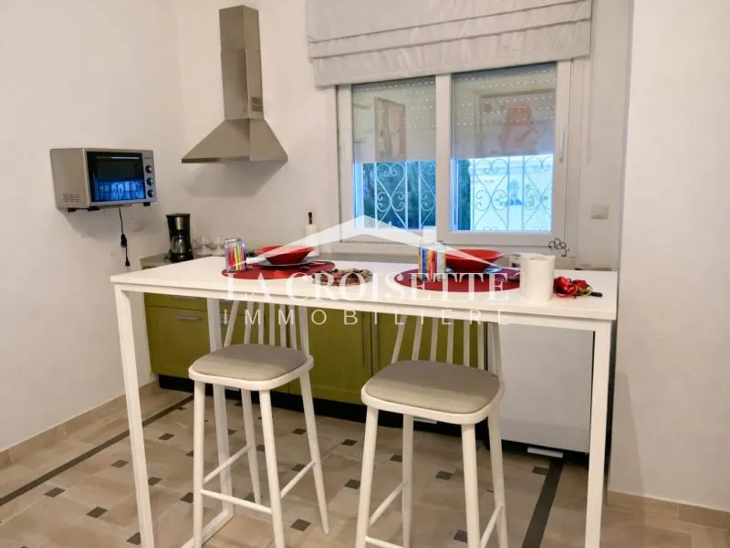 Appartement s1 meublé avec terrasse à La Marsa MAL1197