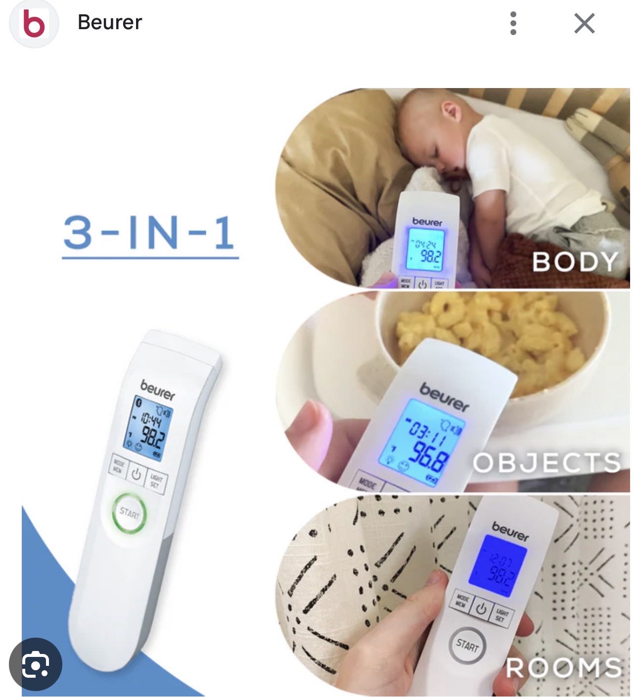 Thermomètre Beurer FT 95