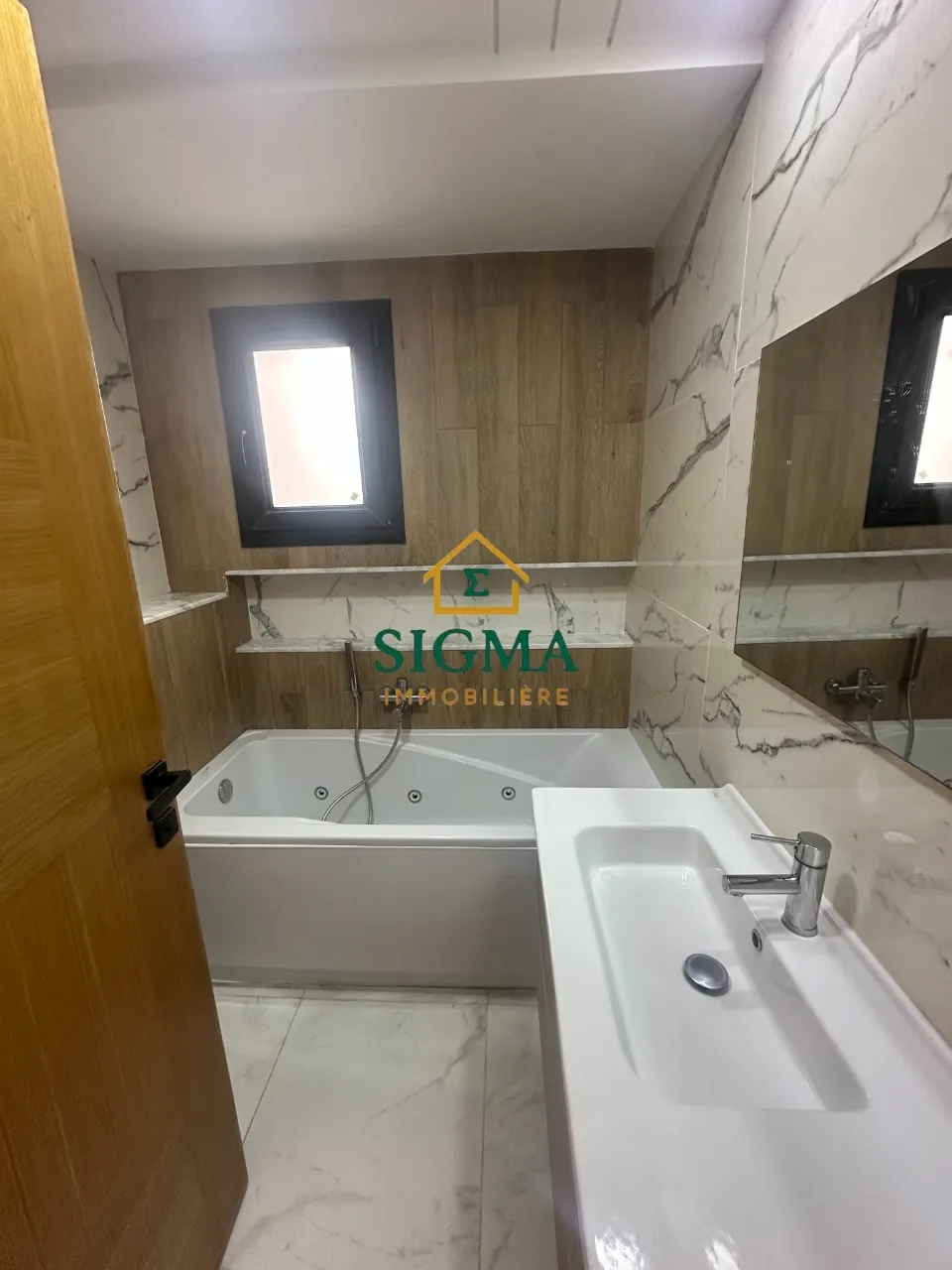 EN EXCLUSIVITÉ À LOUER – Appartement S+2 à Falaise Monastir (2ᵉ étage avec ascenseur)