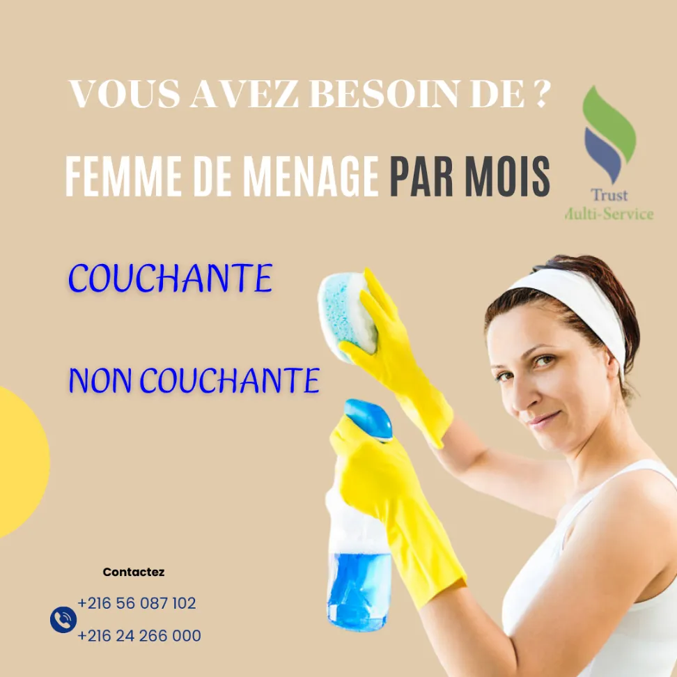 Votre maison mérite le meilleur entretien – Faites confiance à nos femmes de menage