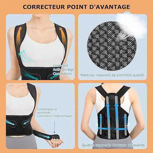 Correcteur Posture Dos Femme Homme