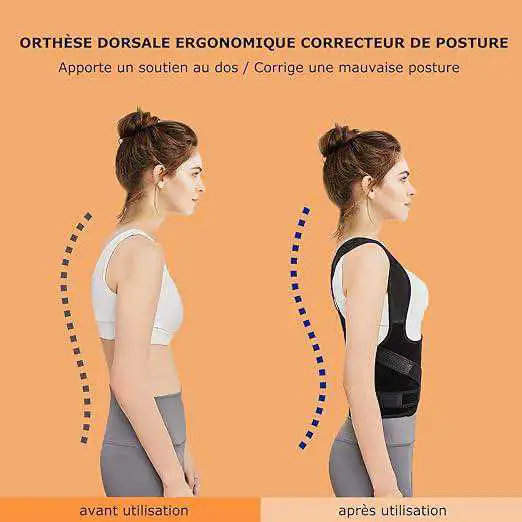 Correcteur Posture Dos Femme Homme