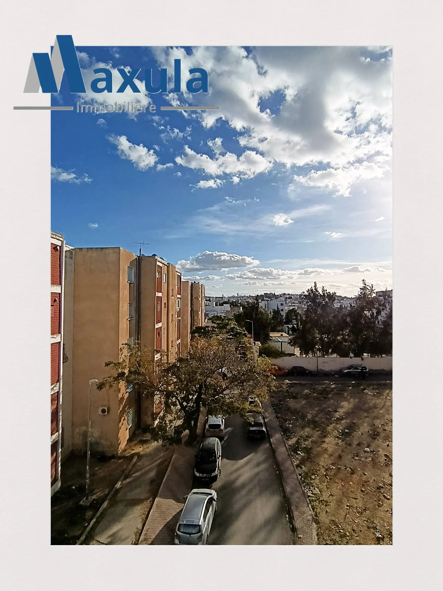 À VENDRE APPARTEMENT S+3 AU 3ÈME ÉTAGE À RADES SNIT