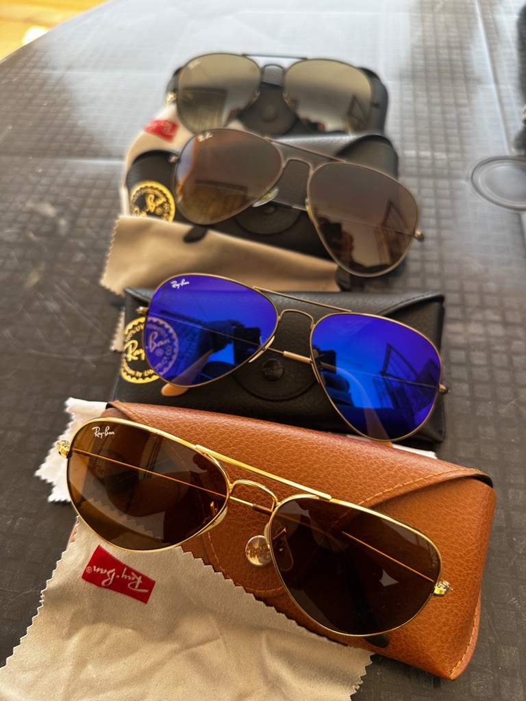 4 lunettes Ray-Ban original importées de l’Allemagne