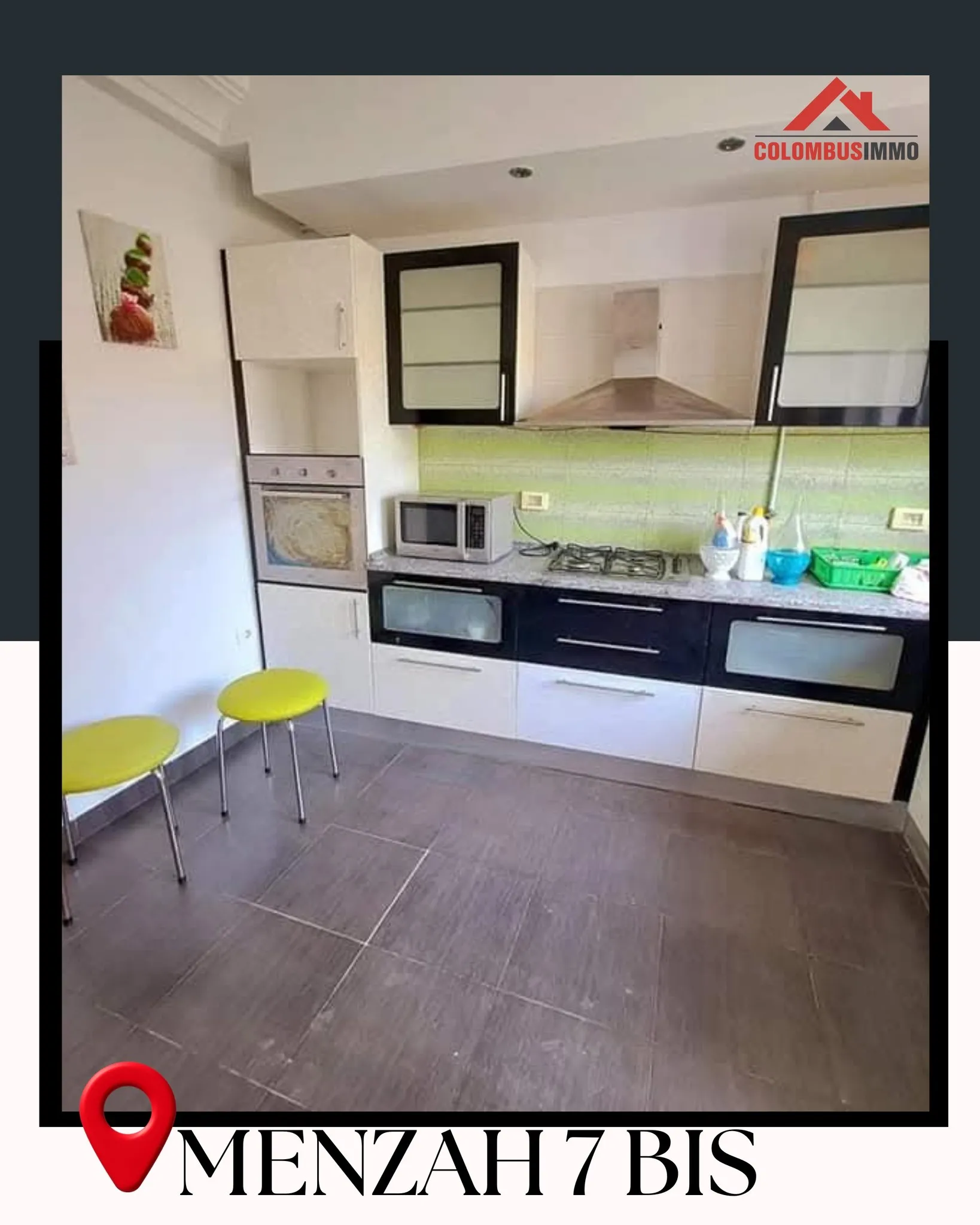 Appartement S2 à MENZAH 7Bis