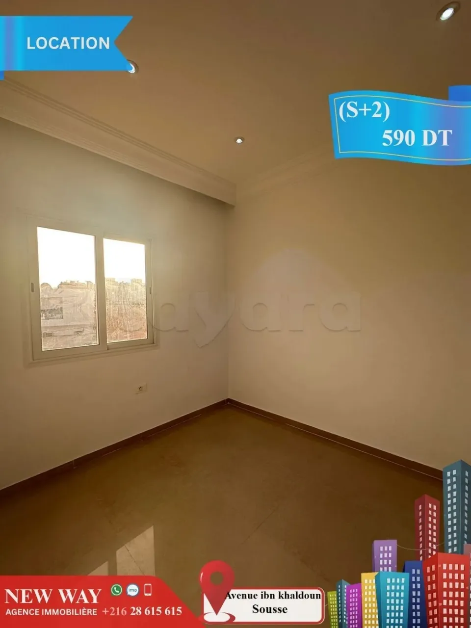 (S+2) Prés de l'avenue ibn khaldoun Sousse