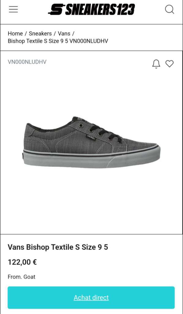 Vans pointure 47