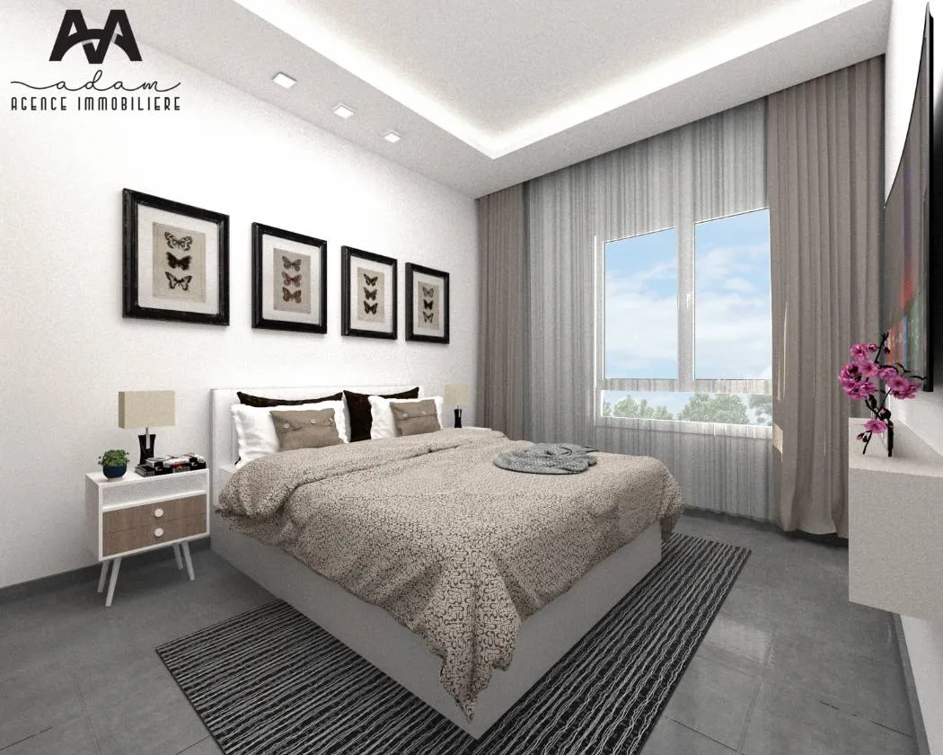 Appartement S+1 de 66m² à Cité el Wafa, Mrezga