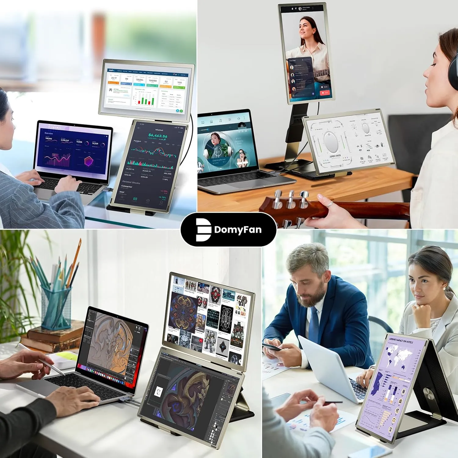 Écran Extenseur, Laptop, Portable TRIPLE EXTENSION