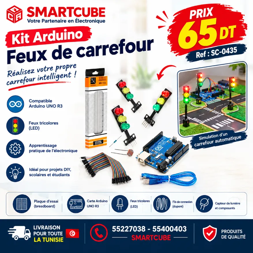 Kit Arduino – Feux de Carrefour