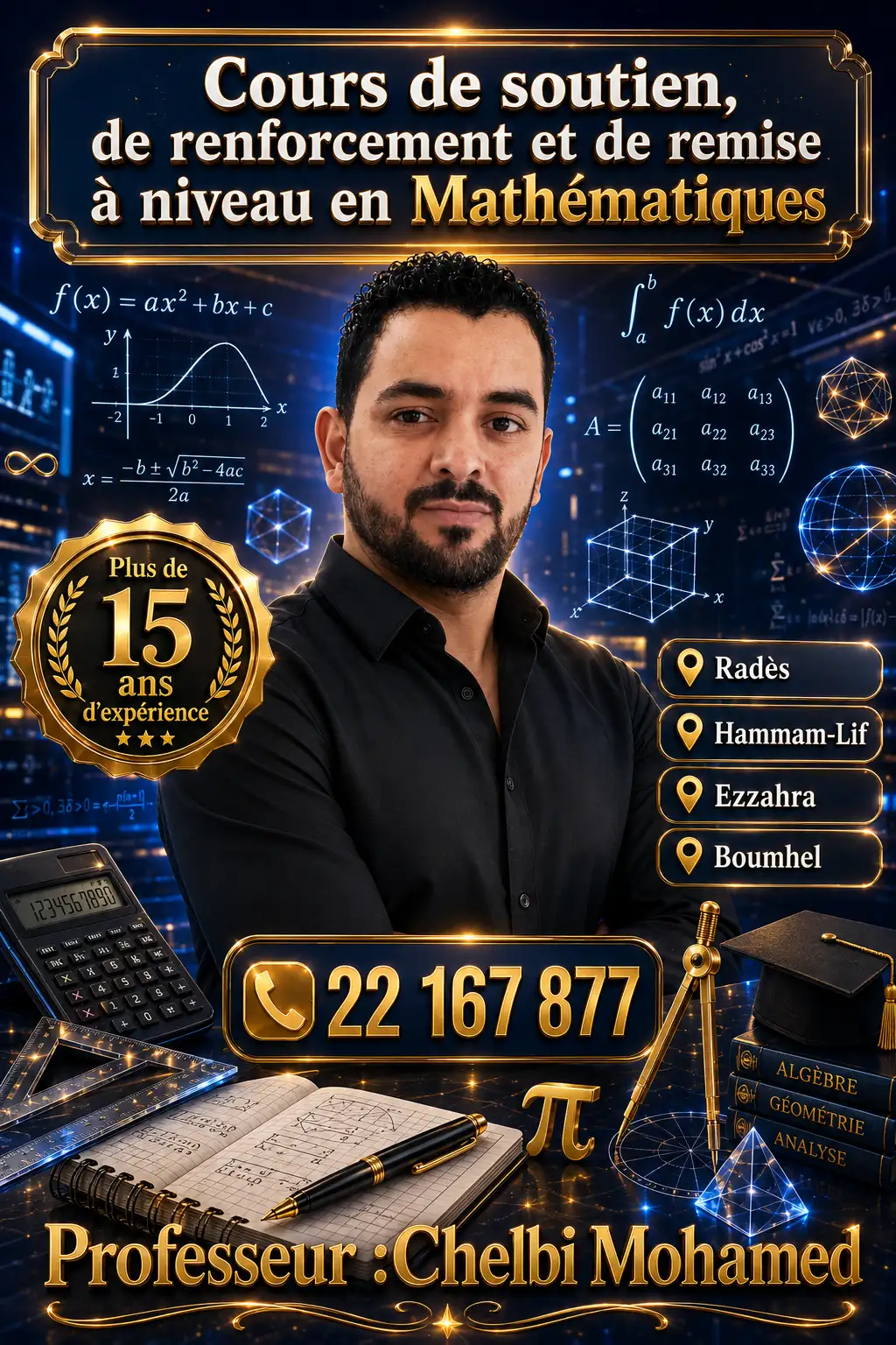Professeur de mathématiques