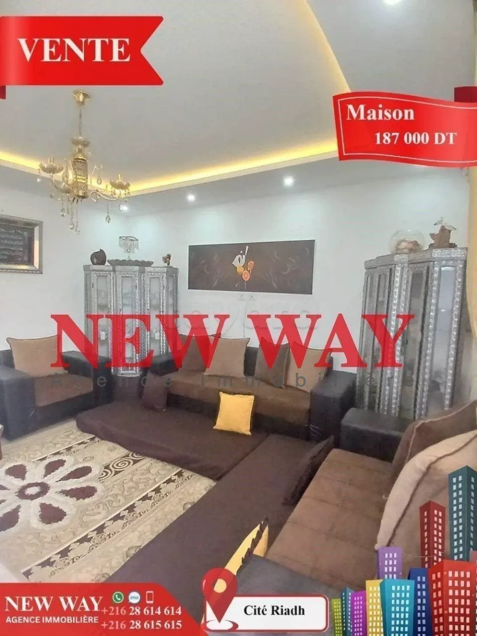 Maison à Cité Riadh , Proche de toutes Commodités