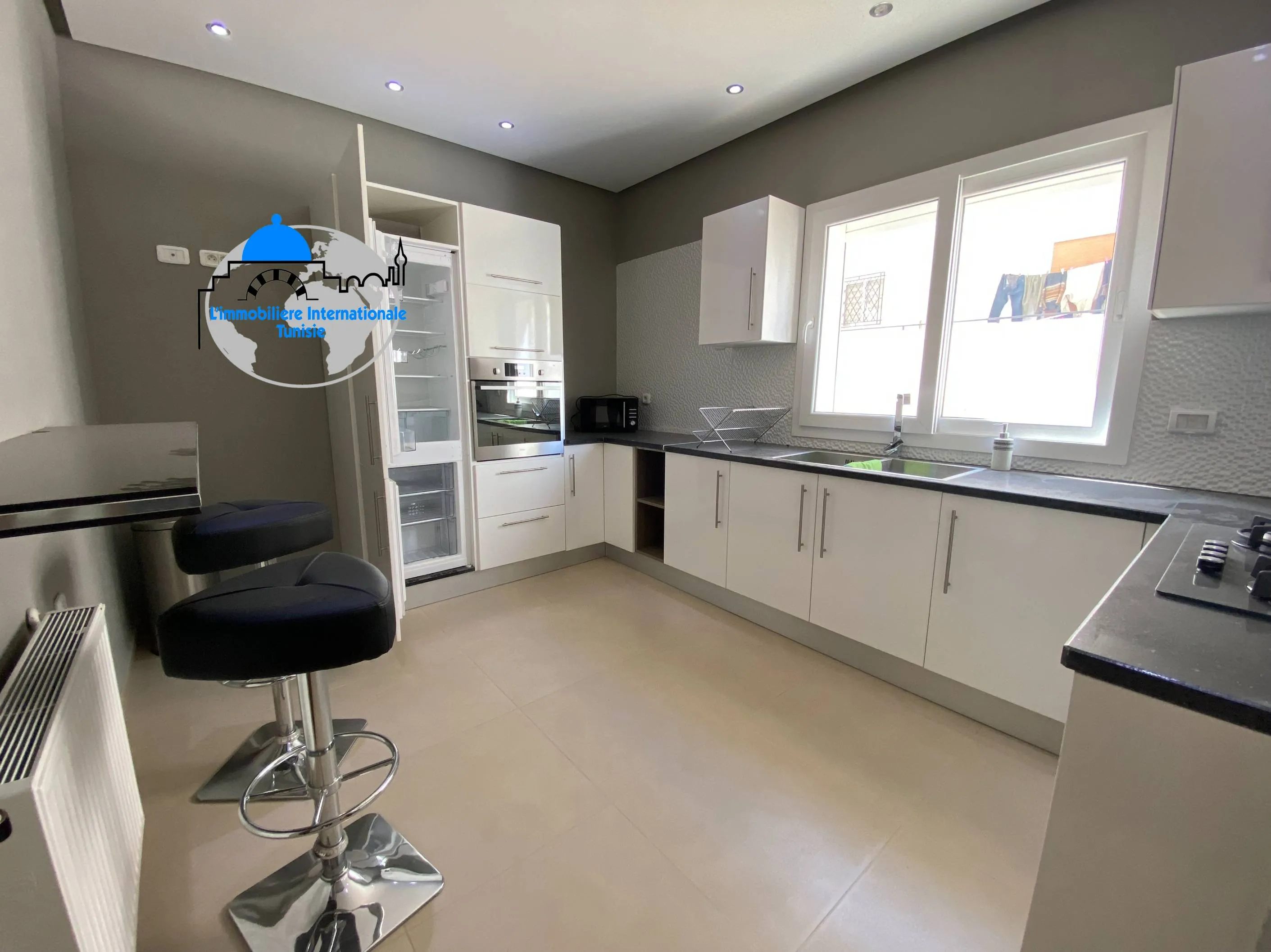 Appartement S+2 meublé à louer à Khzema