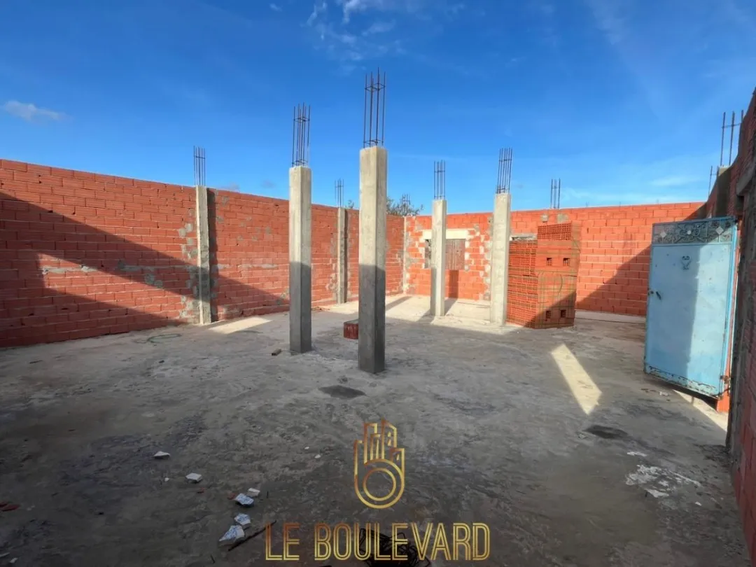 A vendre terrain double façade à ceinture Mrezga 