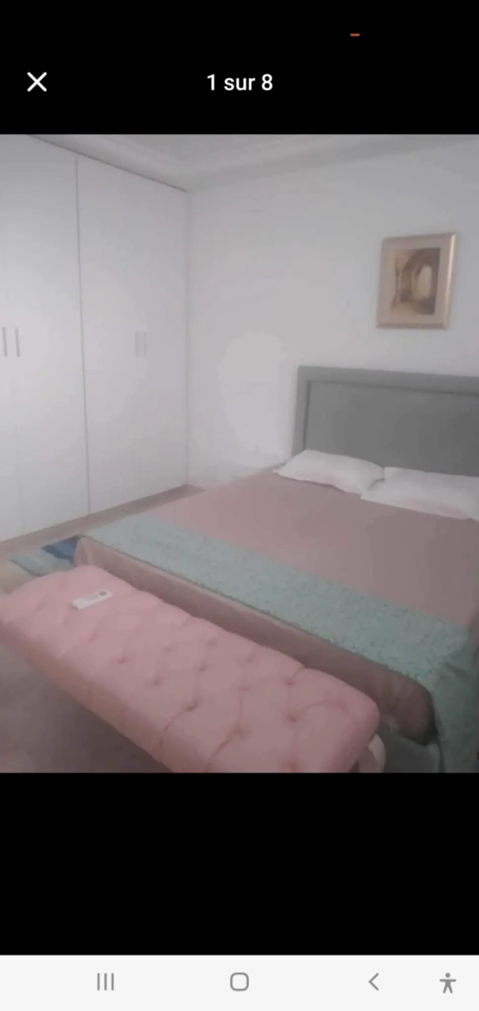 un étage de villa au RDC S+2 meublé situé à MANAR 2
