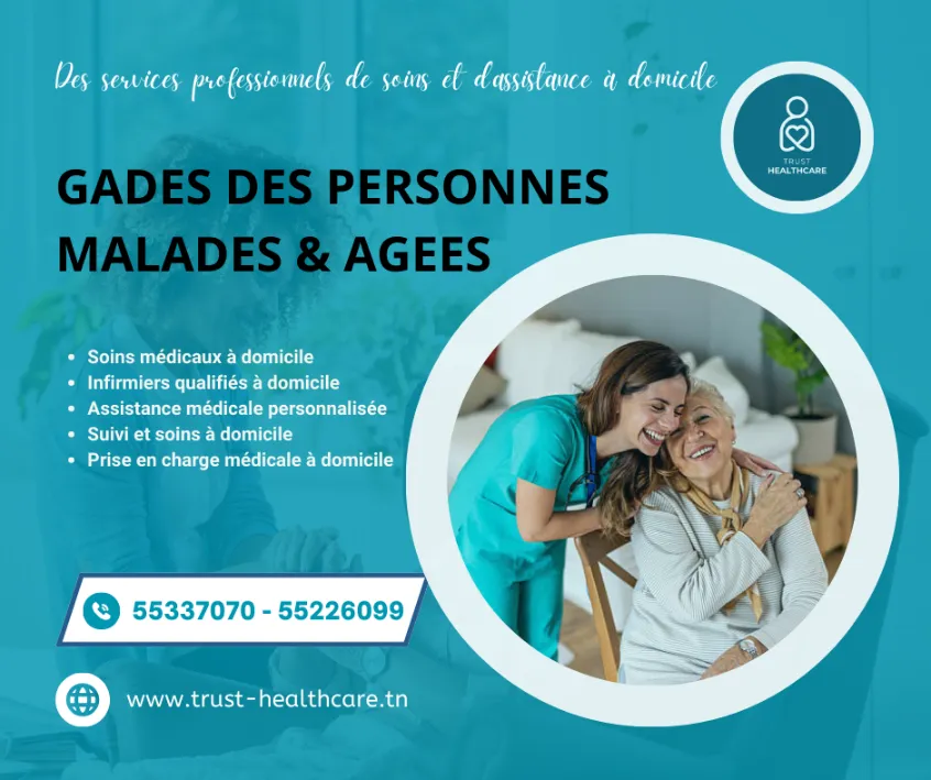 DES GARDES MALADES PAR MOIS A RADES