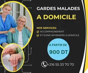 GARDER UNE PERSONNE MALADES A DOMICILE