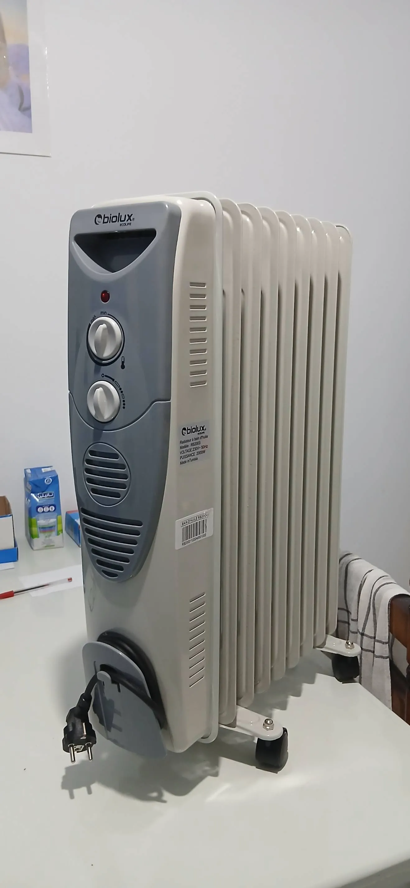 CHAUFFAGE RADIATEUR BAIN D'HUILE NEUF