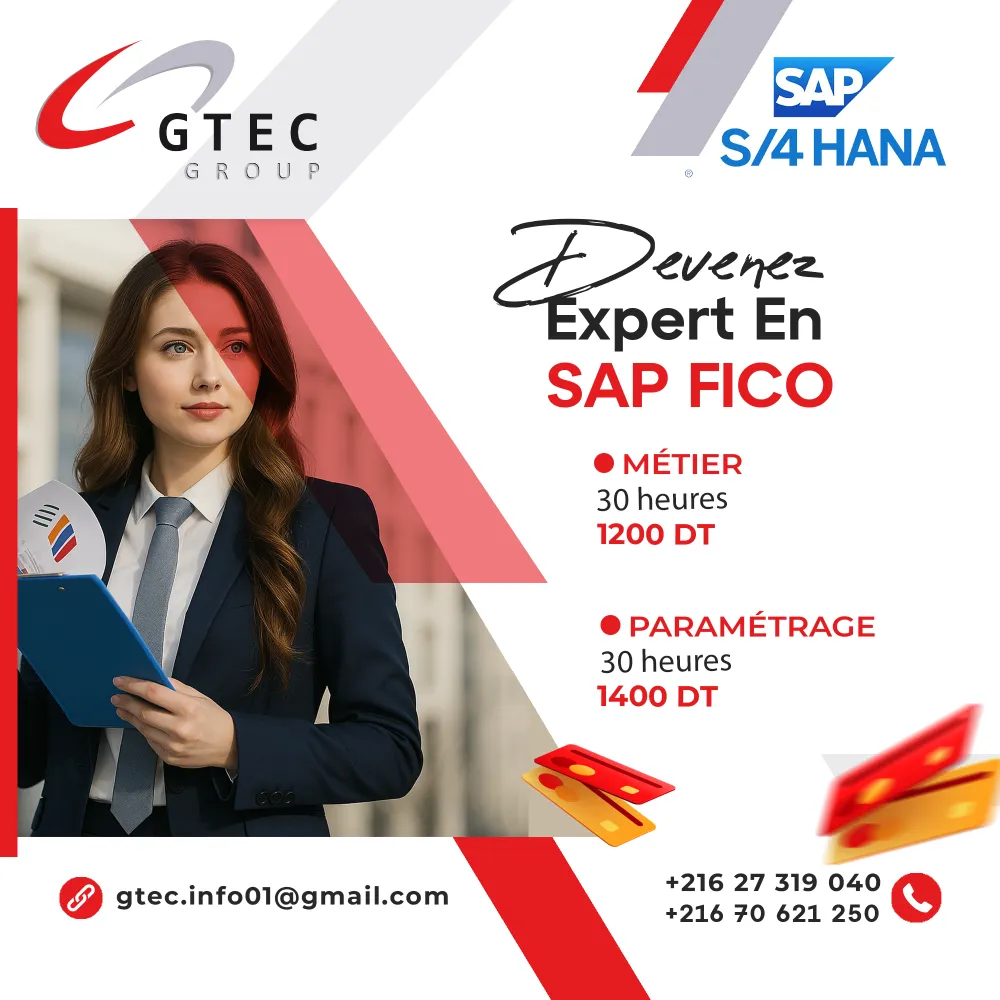 Formation SAP FICO Finance et Contrôle de Gestion 