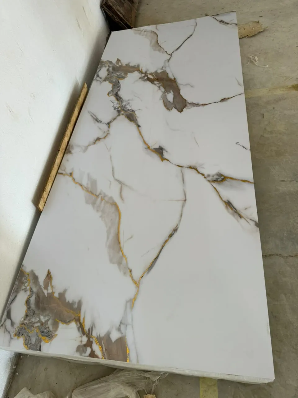 PANNEAU MARBRE PVC blanc 98 414 100