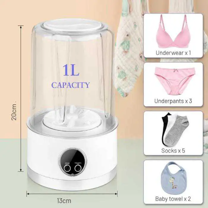 Machine à laver pour sous-vêtements 1L