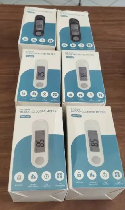 Compteur de glycémie, Kit de test du diabète,avec 50 bandelettes de Test + 50 lancettes IMPORTER