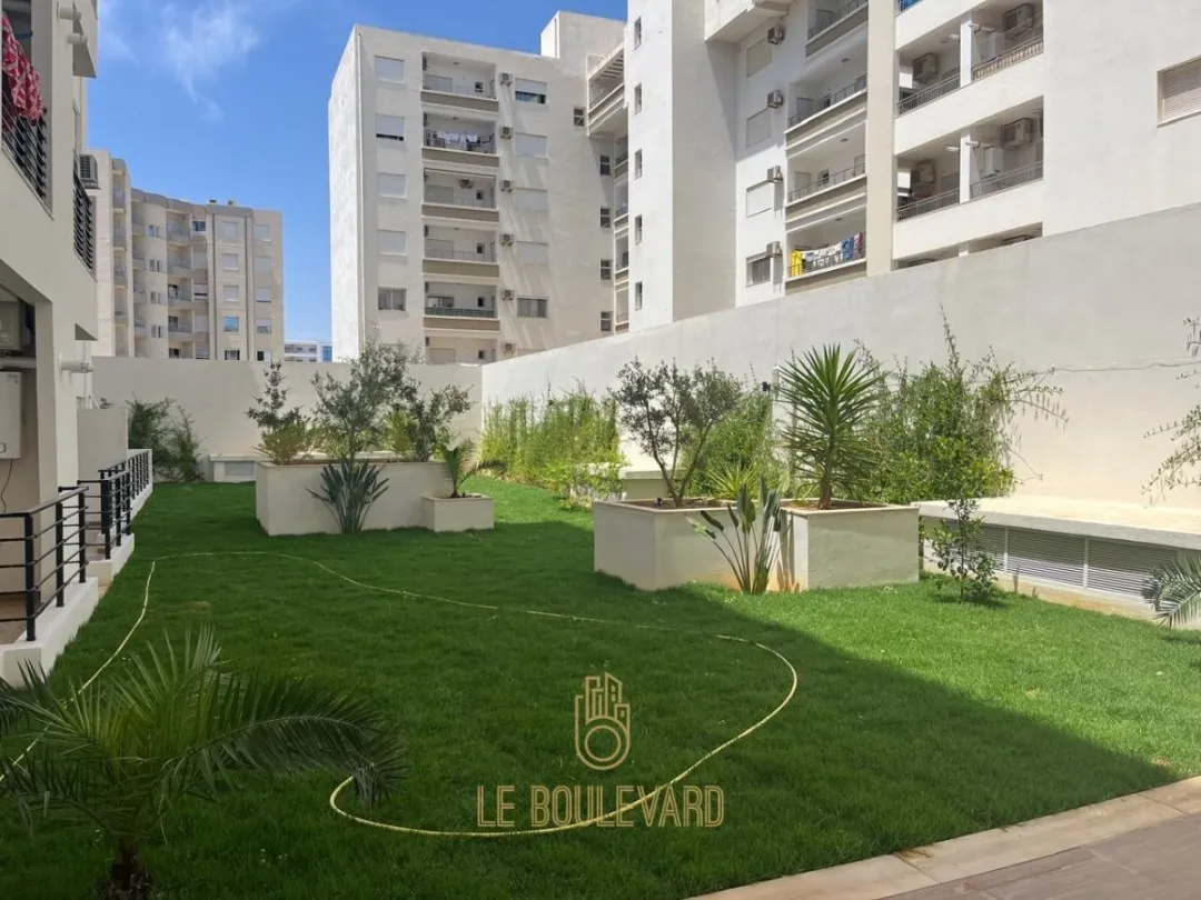 Location Estivale : Appartement S+1 Haut Standing Avec Terrasse à AFH Mrezga, Hammamet