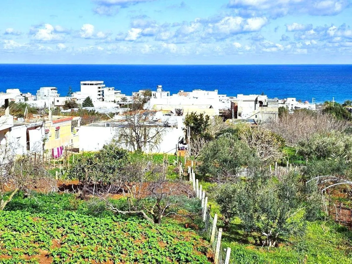  Terrain 1060 m2 rafraf plage Lahmeri 