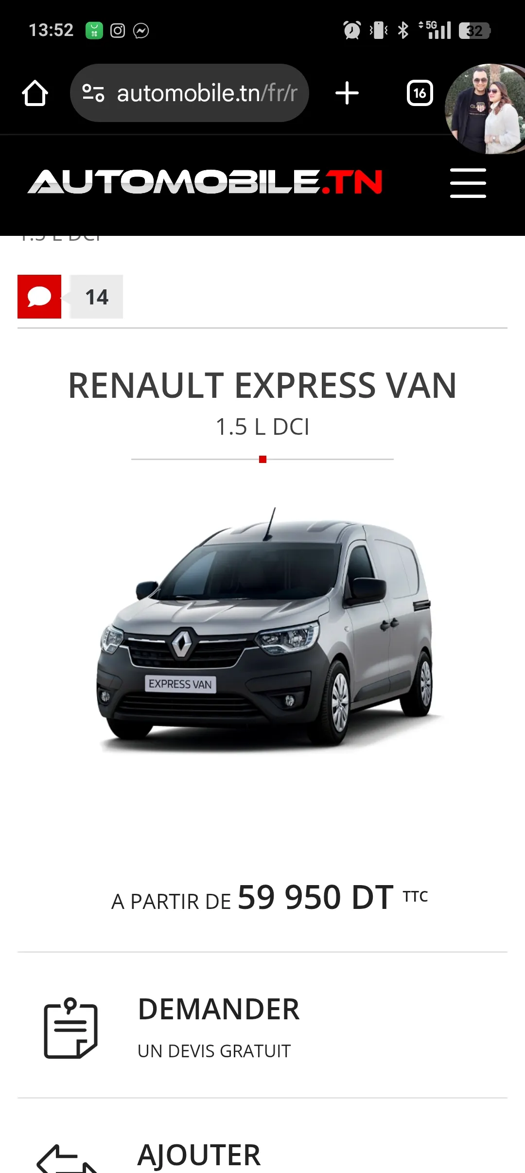 A vendre Renault Express 