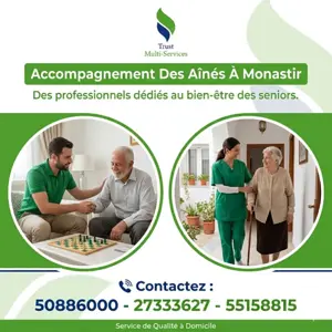 GARDE PERSONNE AGEE A MONASTIR