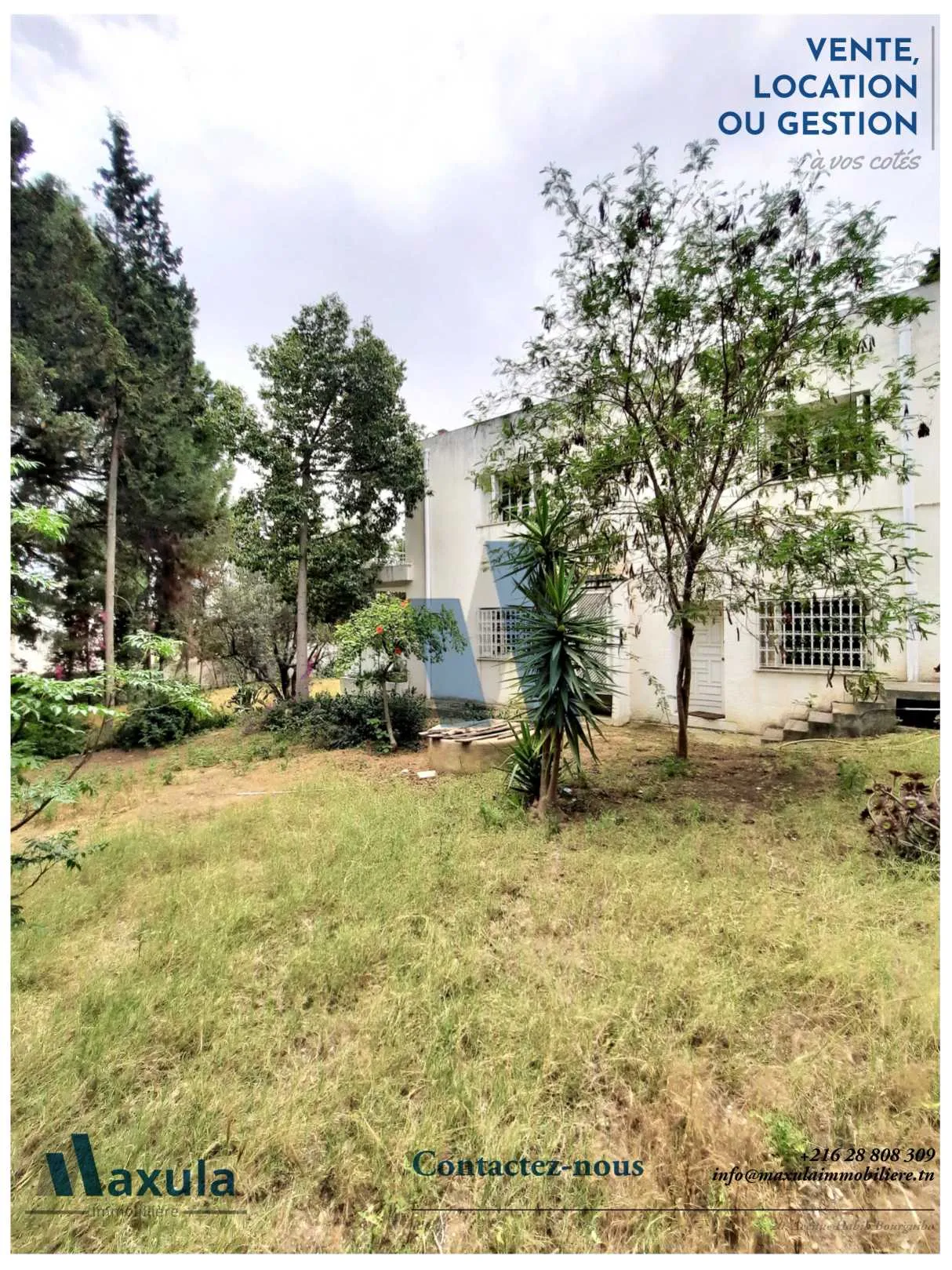 À VENDRE VILLA S+5 DANS LA QUIÉTUDE DE RADES MONGIL