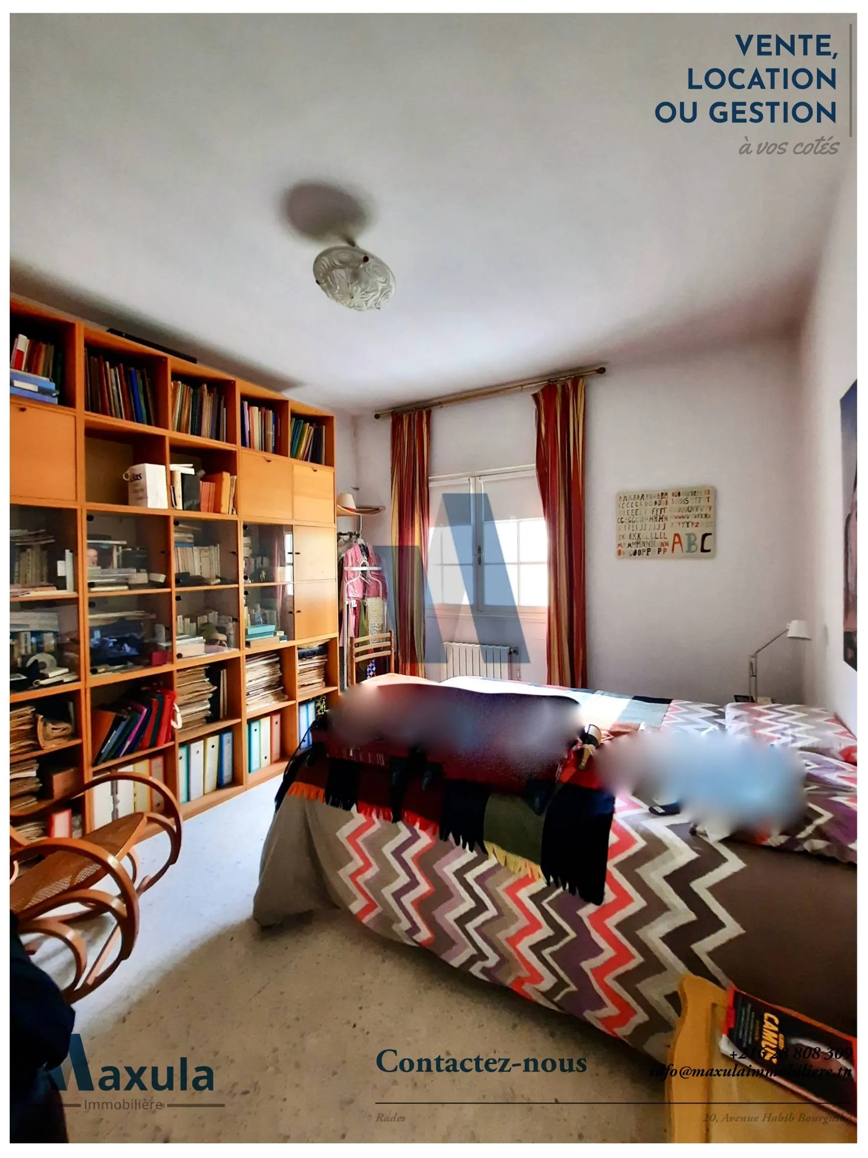 À VENDRE VILLA S+5 DANS LA QUIÉTUDE DE RADES MONGIL