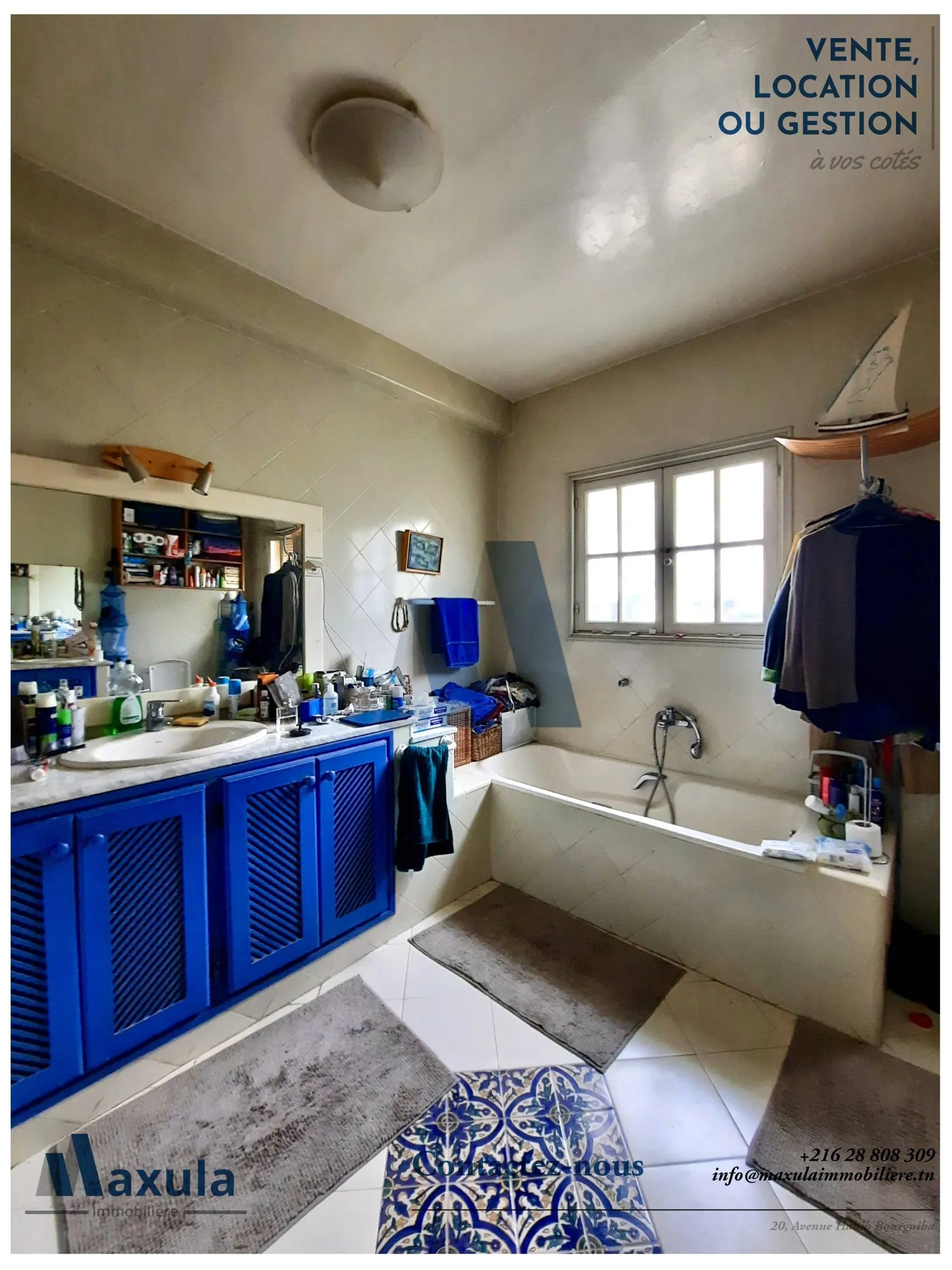 À VENDRE VILLA S+5 DANS LA QUIÉTUDE DE RADES MONGIL