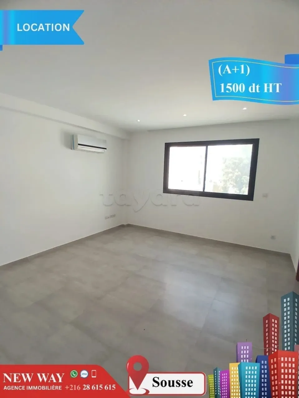 Bureau (A+1) à Sousse dans un Emplacement Stratégique