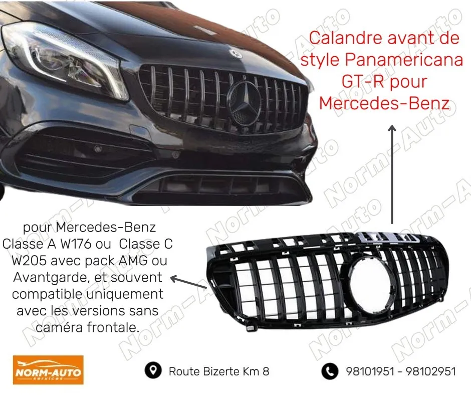 Calandres pour Mercedes-Benz