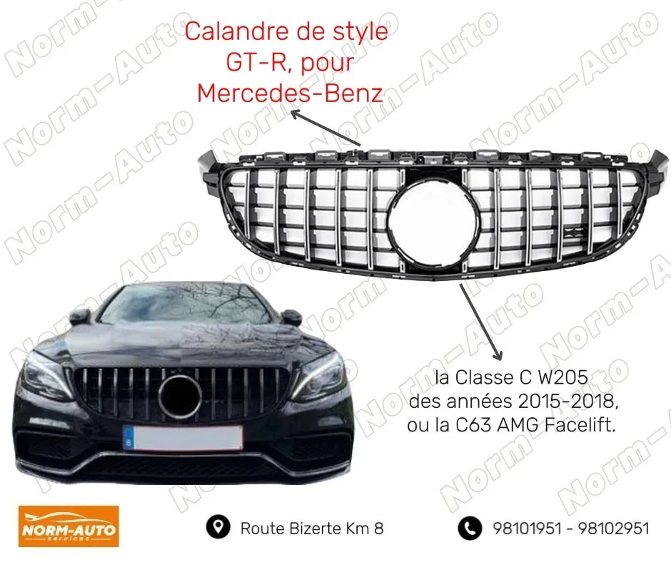 Calandres pour Mercedes-Benz