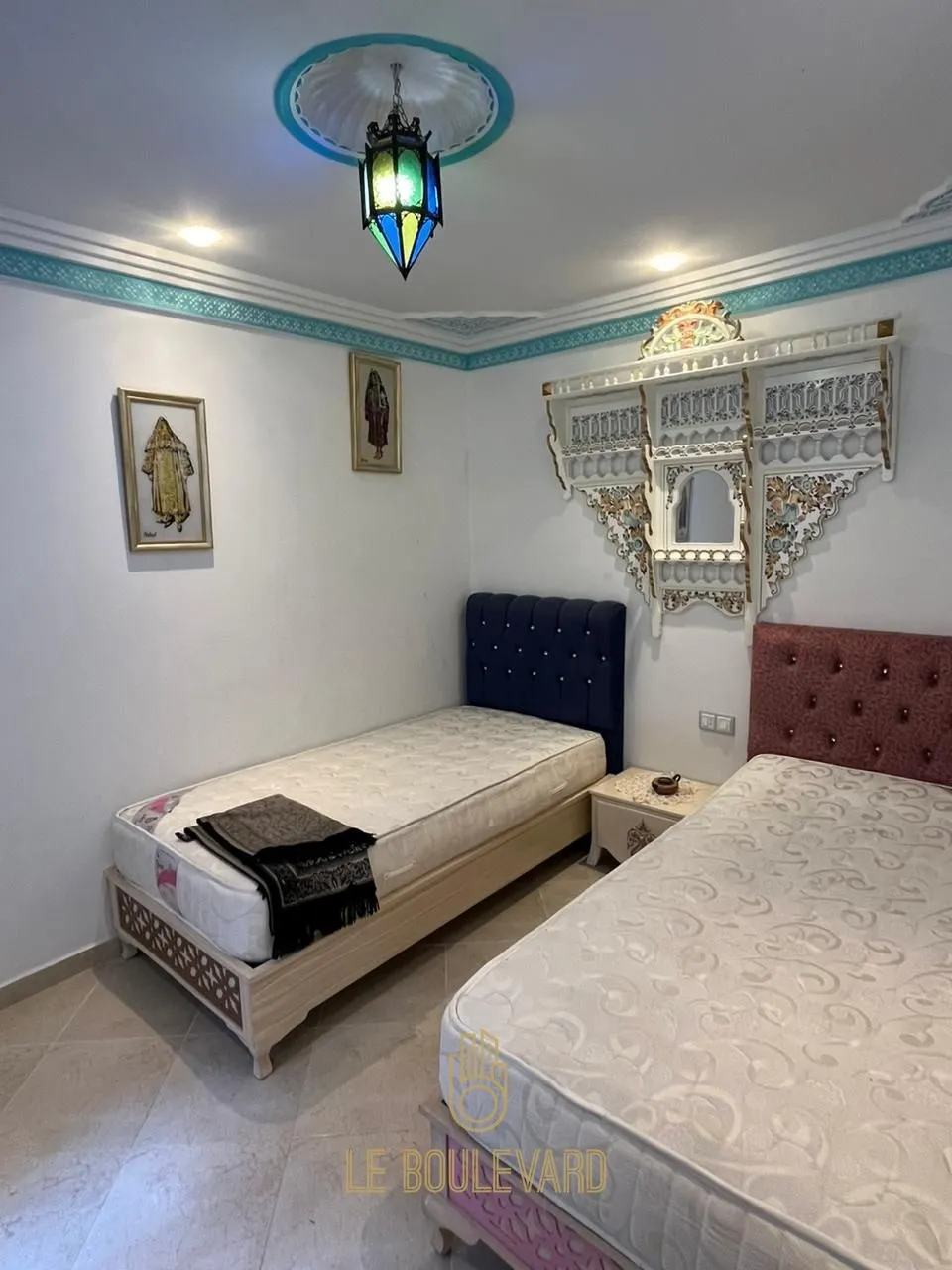 A louer villa S+2 style arabesque à Nabeul 