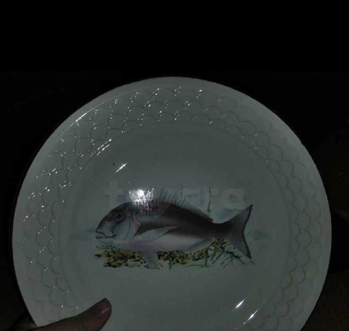 Service a manger thème poisson 