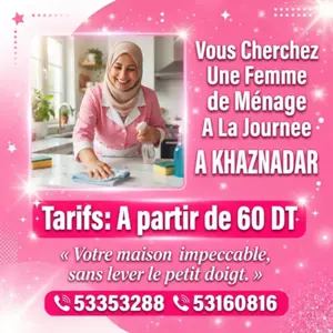 femme de menage par jour a manoba