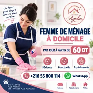 Femme de ménage par jour