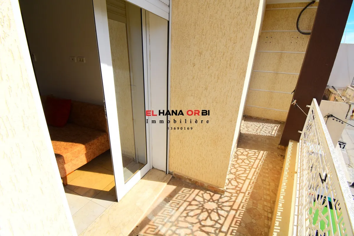A louer pour toute l’année app s+2 à Hiboune Mahdia