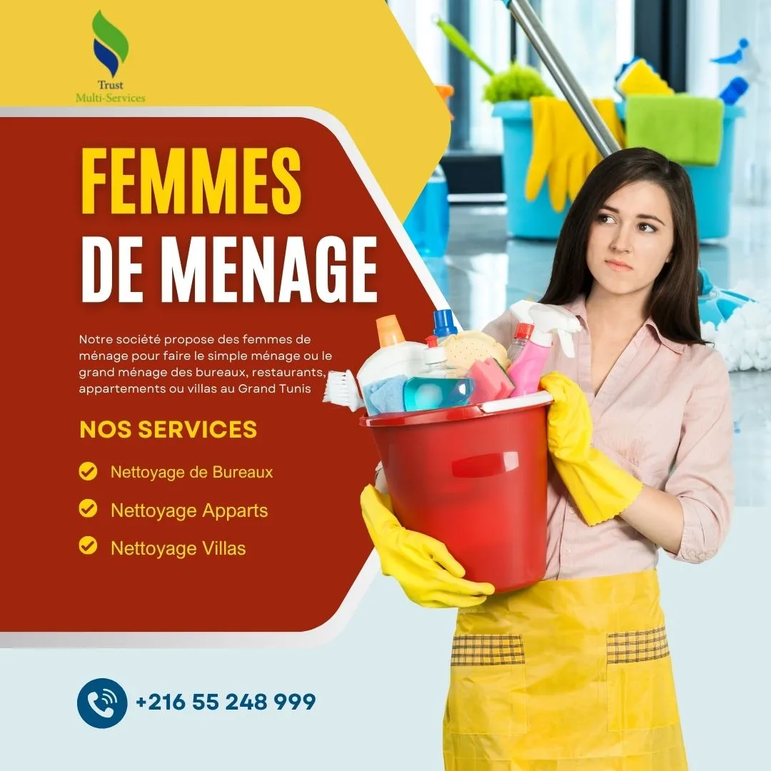 femme de ménage par jour a tunis