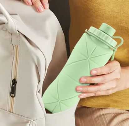 Gourdes pliable en silicone alimentaire