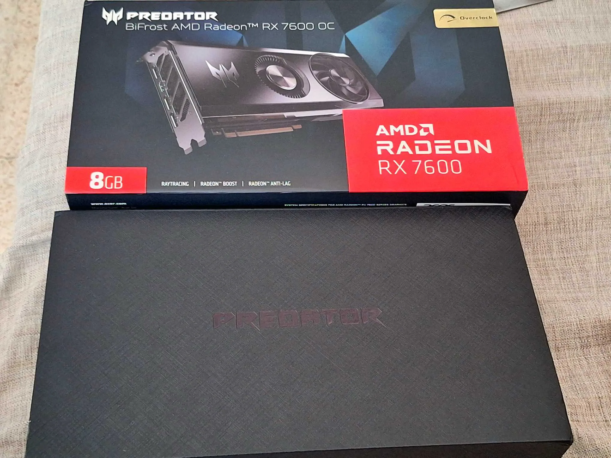 Carte graphic rx7600