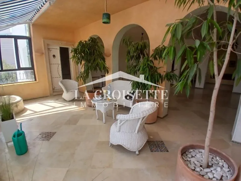 Duplex s4 meublé avec terrasse à La Marsa MDL0692